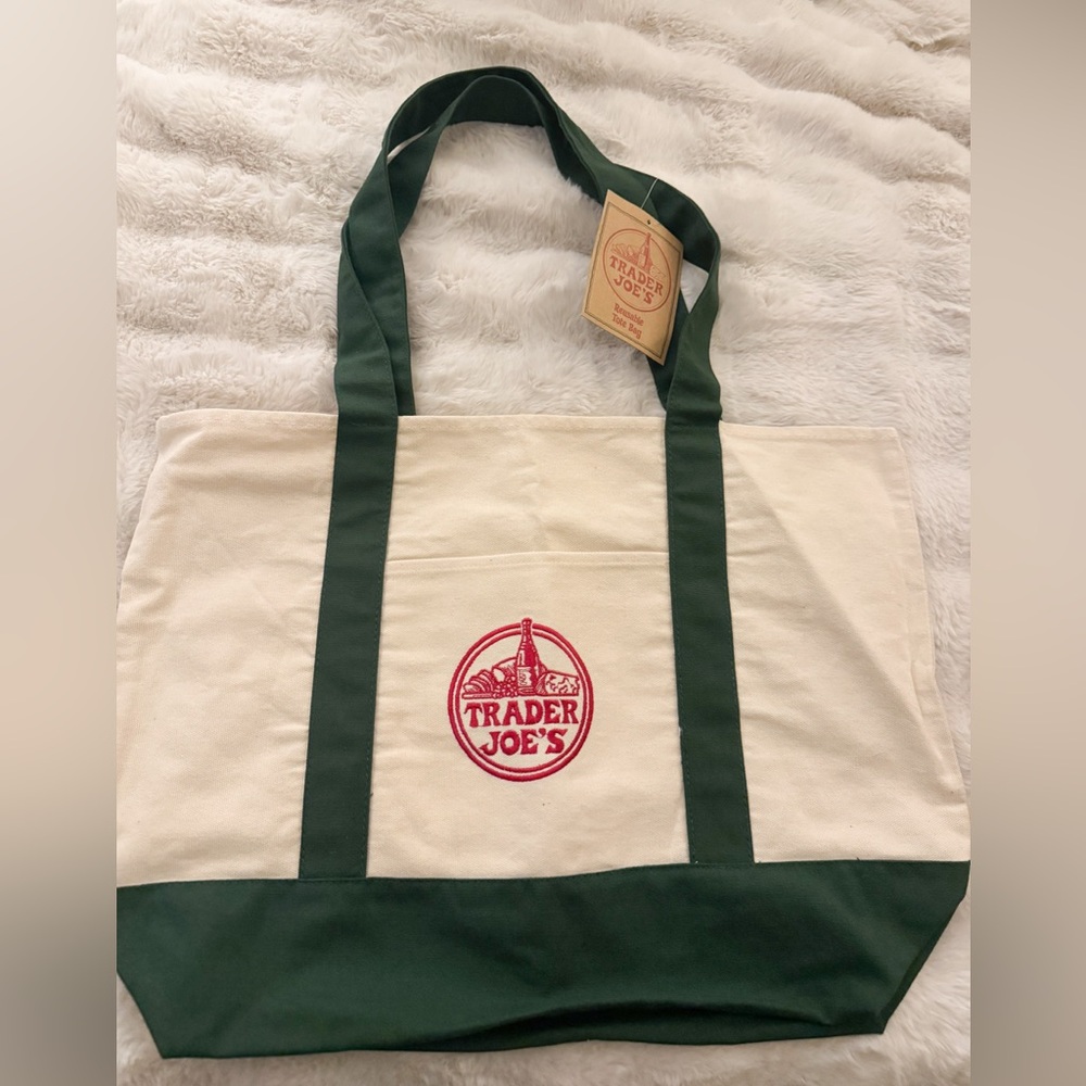 Trader Joe's Large Canvas Tote Bag